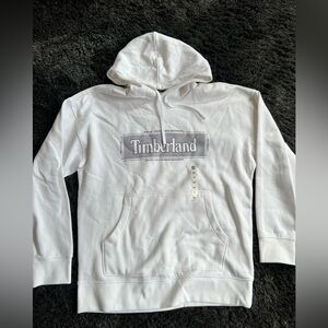 MWT Timberland White Relaxed Fit Hoodie